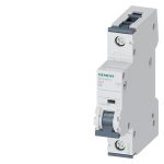 5SY4106-8-Miniature circuit breaker 230/400 V 10kA, 1-pole, D, 6 A, D=70 mm