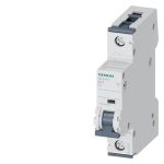 5SY6101-7-Miniature circuit breaker 230/400 V 6kA, 1-pole, C, 1A, D=70 mm