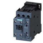 3RT2028-1BB40-power contactor, AC-3e/AC-3, 38 A, 18.5 kW / 400 V, 3-pole, 24 V DC, auxiliary contacts: 1 NO + 1 NC, screw terminal, size: S0