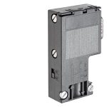 6ES7972-0BA12-0XA0-SIMATIC DP, Connection plug for PROFIBUS up to 12 Mbit/s 90° cable outlet, 15.8x 64x 35.6 mm (WxHxD), terminating resistor with isolating function, without PG socket