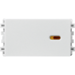 8431S_1_WE - 250V 16AX 1 Way Switch 1M Sized Module, White