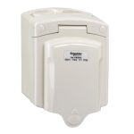 CSO313_GY - 13A - 250V - Surface Mount Single Gang Socket Outlet - IP56