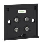 SCHNEIDER U204SPM/1-B00 - Ulti - 250V 16 AX - 4 gang - 1 way - switch module - blue LED