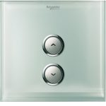 UC21DM XGL - 1 Gang "EZinstall"  Crystal Glass Dimmer cover plate