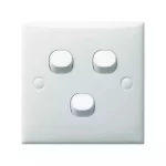 E33/1/2AR WE - S-Classic - 1-way switch - 3 gangs - white