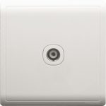 SCHNEIDER E8231TVM-Pieno 1 gang TV socket master with 1 branch - 75 Ohm - 5-860 MHz -