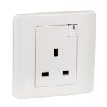 Schneider Zencelo - 13A 1 Gang Switched Socket with Neon - White - E8415N WE
