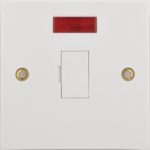 GNSPUR-Exclusive - fuse connection unit - neon indicator - 1 gang - white