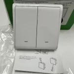 SCHNEIDER E8232L1N20_WE-20A-16AX 250V 2Gang 1way switched with Neon