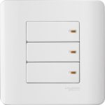 SCHNEIDER E8433/2-ZENcelo 16A 250V 3gang 2way switch without ondicator WHITE