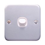 SCHNEIDER ESM31-Metal clad Flush plate & box, 1 gang