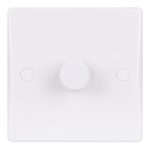 Schneider electric - Ultimate Slimline dimmer switch 400W/VA, 1gang, 2way, main & LV, white GU6012C