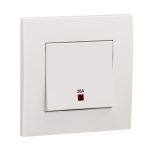 SCHNEIDER KB31D20NE_2_WE-20A 250V 1 Gang 2 Way Double Pole Switch with Neon and Earth