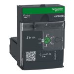 Schneider electric - Advanced control unit, TeSys Ultra, 3P, 0.35 to 1.4A, 690VAC, protection & diagnostic, class 10, 24VDC coil - LUCB1XBL
