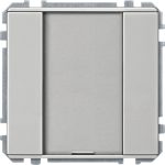 Schneider electric Push-button, 1-gang plus, stainless steel, Artec MTN628046