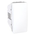 SCHNEIDER MGU3.105T.18-Unica - rocker switch - intermediate - 10 AX 250 VAC - 1 m - white