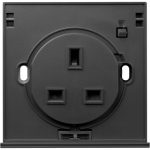 SCHNEIDER US15_B00-250V 1 Gang 13A Switched BS Socket Module, Blue LED