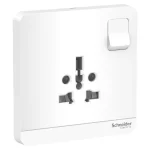 SCHNEIDER E8315TS_WE-switched socket, 2P + 3P, 16 A, 250 V, White