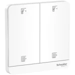 SCHNEIDER E8332C_WE-AvatarOn, 2 switches for curtain, 10 A, 250 V, White