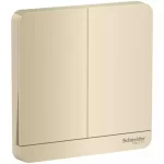 SCHNEIDER E8332L2_WG-AvatarOn, 2 switches, 16AX, 250V, 2 way, Wine Gold
