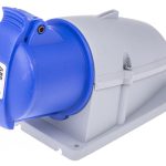 Surface socket-outlet, 6h, 32A, IP44, 2P+E