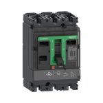 Schneider electric - Circuit breaker ComPacT NSX100F, 36kA at 415VAC, TMD trip unit 100A, 50 degrees C, 3 poles 3D - C10F3TM100C