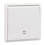 E8231D20N-Pieno - 20A 250V - 1 gang double pole switch with neon