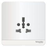 SCHNEIDER E83426TS_WE-socket outlet 16A 2P 3P British BS 1363A - white