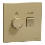 Schneider AvatarOn - E8732V400F_WG_G11 - Fan Controller with switch, AvatarOn C, wine gold