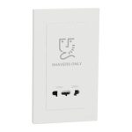 E87T727V_WE- Universal shaver unit, AvatarOn C, 115 V / 240 V, white