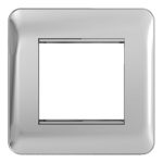 SCHNEIDER GGBL8060PC-Lisse - Euro Module Plate - 2 module Polished Chrome