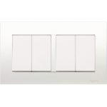 SCHNEIDER KB34_WE-10A250V 4 Gang 2 Way Switch