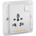 SCHNEIDER UNICA MGU5.049.12-Unica - switched socket - 2P + E European - 13 A 250 V - graphite