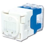 SCHNEIDER VDIB1775XUWE-Category6A, UTP 30 Mech Non-Shutter Modular Jack, White