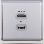 SCHNEIDER E8232HDUSB_AS-Pieno - HDMI and USB socket