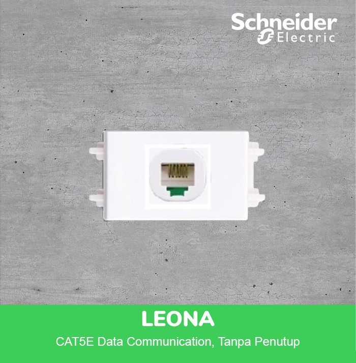 d88d04ba-132a-4abf-b486-6f8169576e62.jpg SCHNEIDER F30RJ5EM WE-Wiring LEONA DATA SOCKET CAT5E 1.5M SIZE (NO SHUTTER) - Image 1