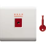 E8231KPB_WE-Pieno - panic button with key reset