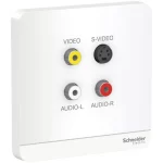 SCHNEIDER E8331RCA_S_WE-AvatarOn, data socket, RCA + , white