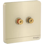SCHNEIDER E8331SC_WG- Speaker Connection, One Pair