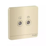 SCHNEIDER E8332TVFMM_WG-TV R Socket Master 75 Ohm Wine Gold