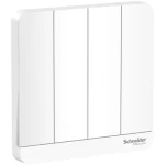 SCHNEIDER E8334L2_WE-AvatarOn, 4 switches, 16AX, 250V, 2 way, White