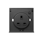 US15-B00 - 1G 13A switched british standard module, blue LED