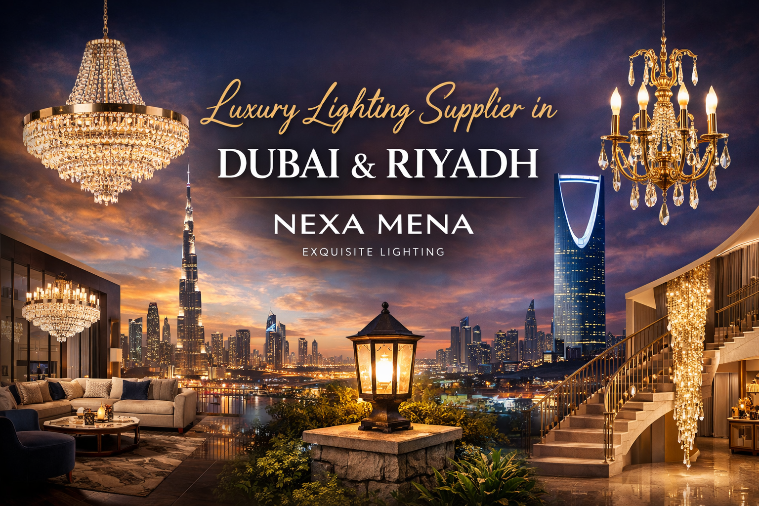 Luxury Lighting Supplier in Dubai Riyadh