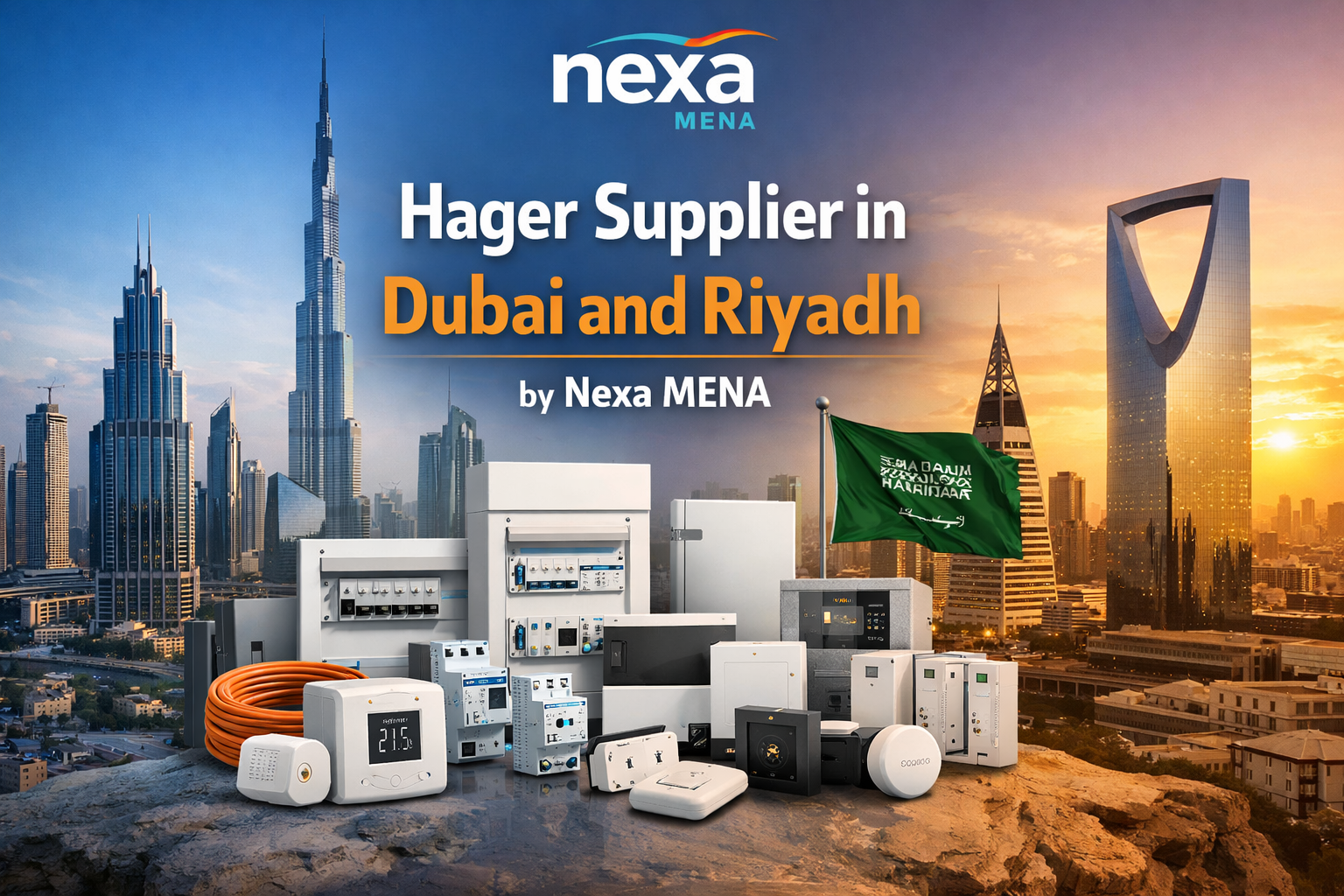 Hager Supplier in Dubai and Riyadh by Nexa Mena